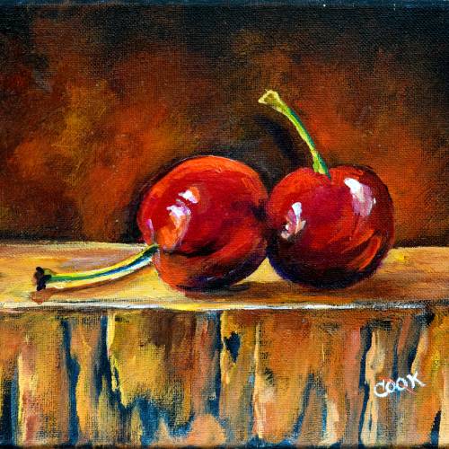 Cherries on a Cutting Board – Downloadable