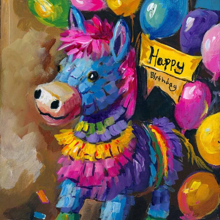 Donkey Birthday Piñata – Downloadable