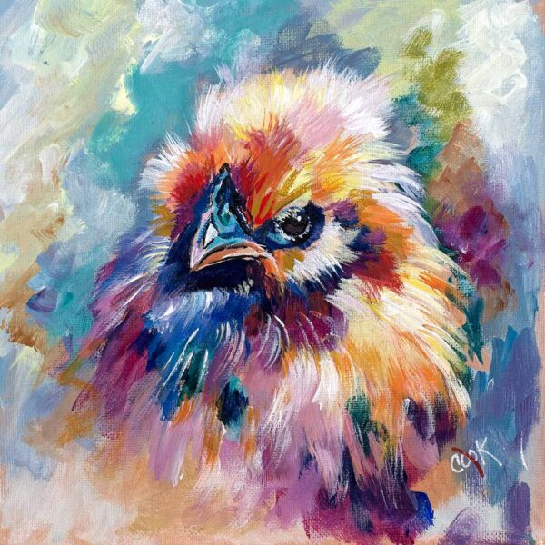 Feathered Kaleidoscope Chick - Downloadable