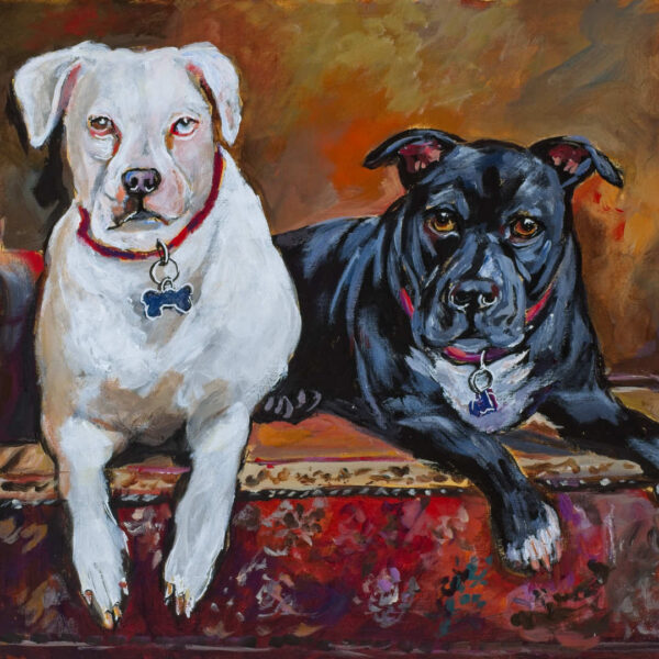Daisy and Oden Nash - a Portrait of Two Dogs - Downloadable