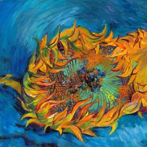 Van Gogh Sunflowers on a Table - Downloadable