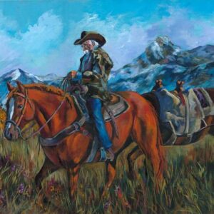 Cowboy and Pack Horse - Downloadable