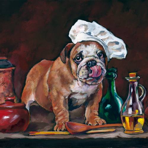 Rufus the English Bulldog Puppy Chef – Downloadable