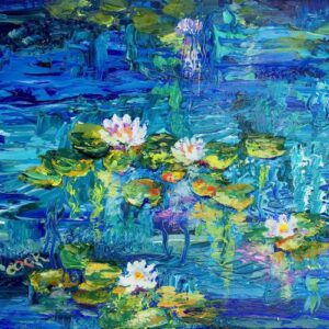 Monet’s Inspired Lilly Pond - Downloadable
