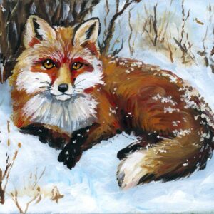 Red Fox in the Snow - Downloadable