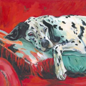 Sarah Snoozing on the Sofa - Downloadable