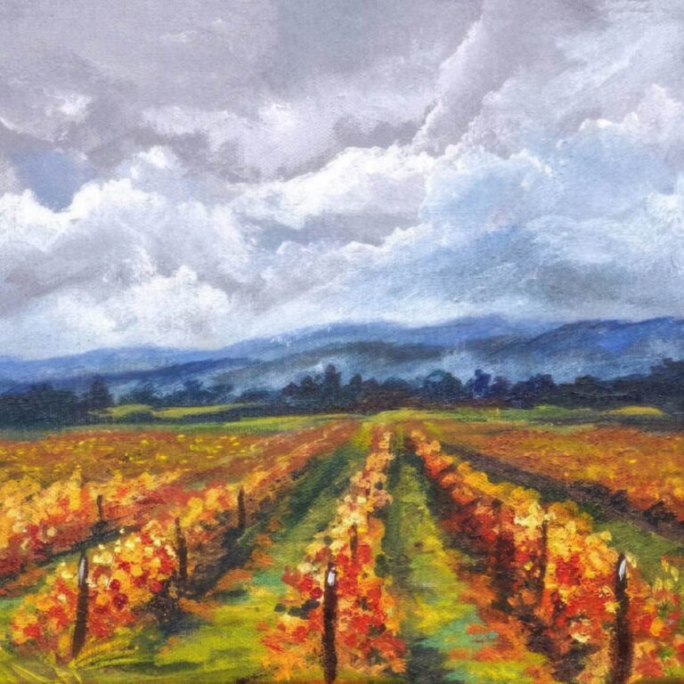 Vineyard in the Fall – Downloadable