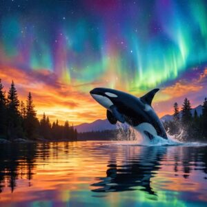 Orca Whales Aurora- References Only