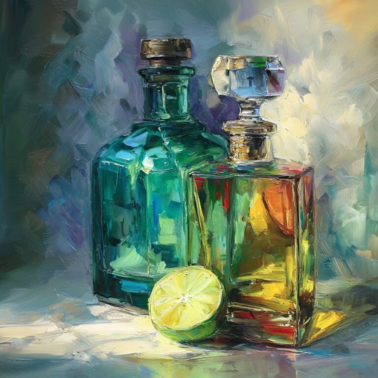 Still Life in Teal and Amber – References Only