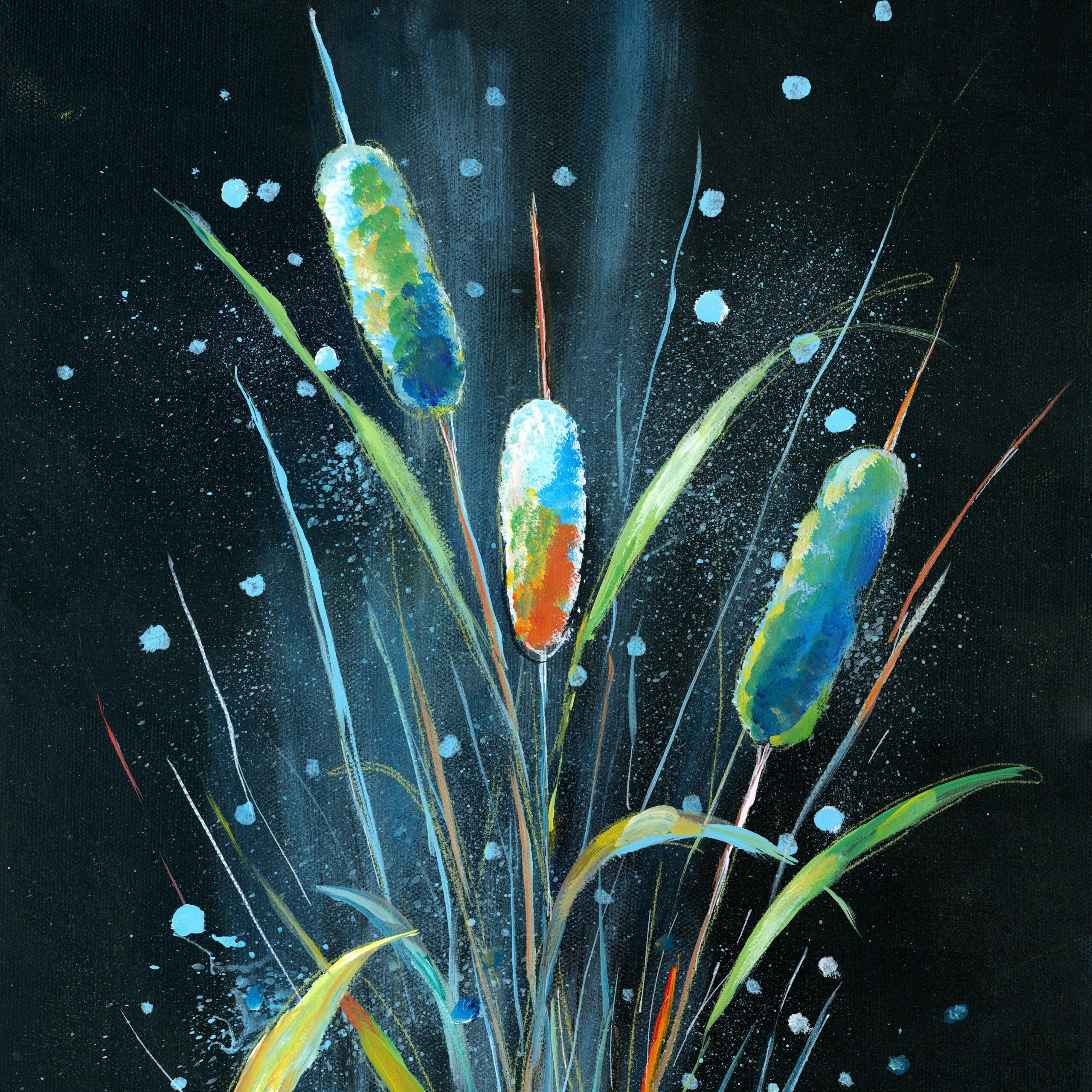 Wild Rushes – Blue Cattails - References Only